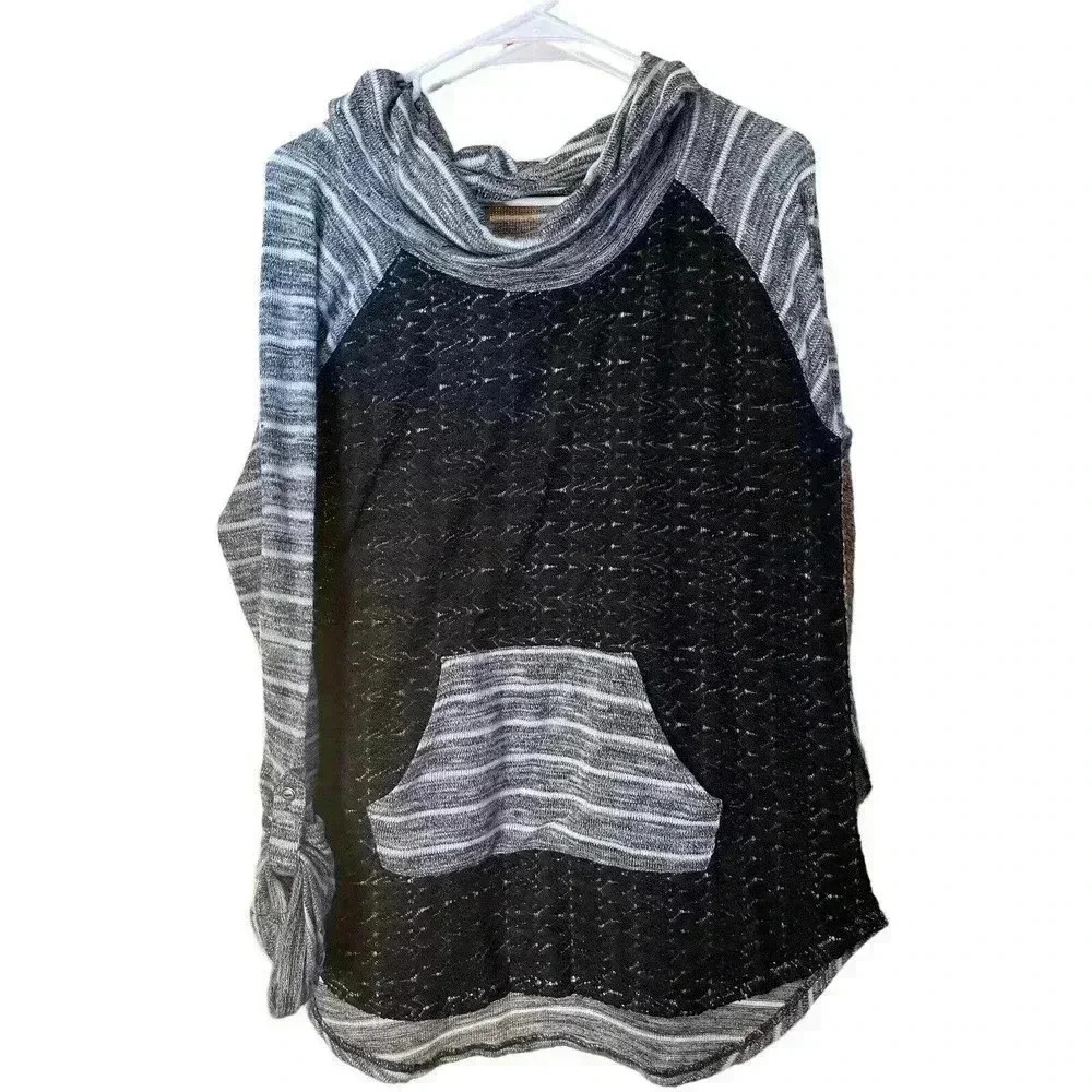 no boundaries Pull Over Gray Shirt Size Xxl